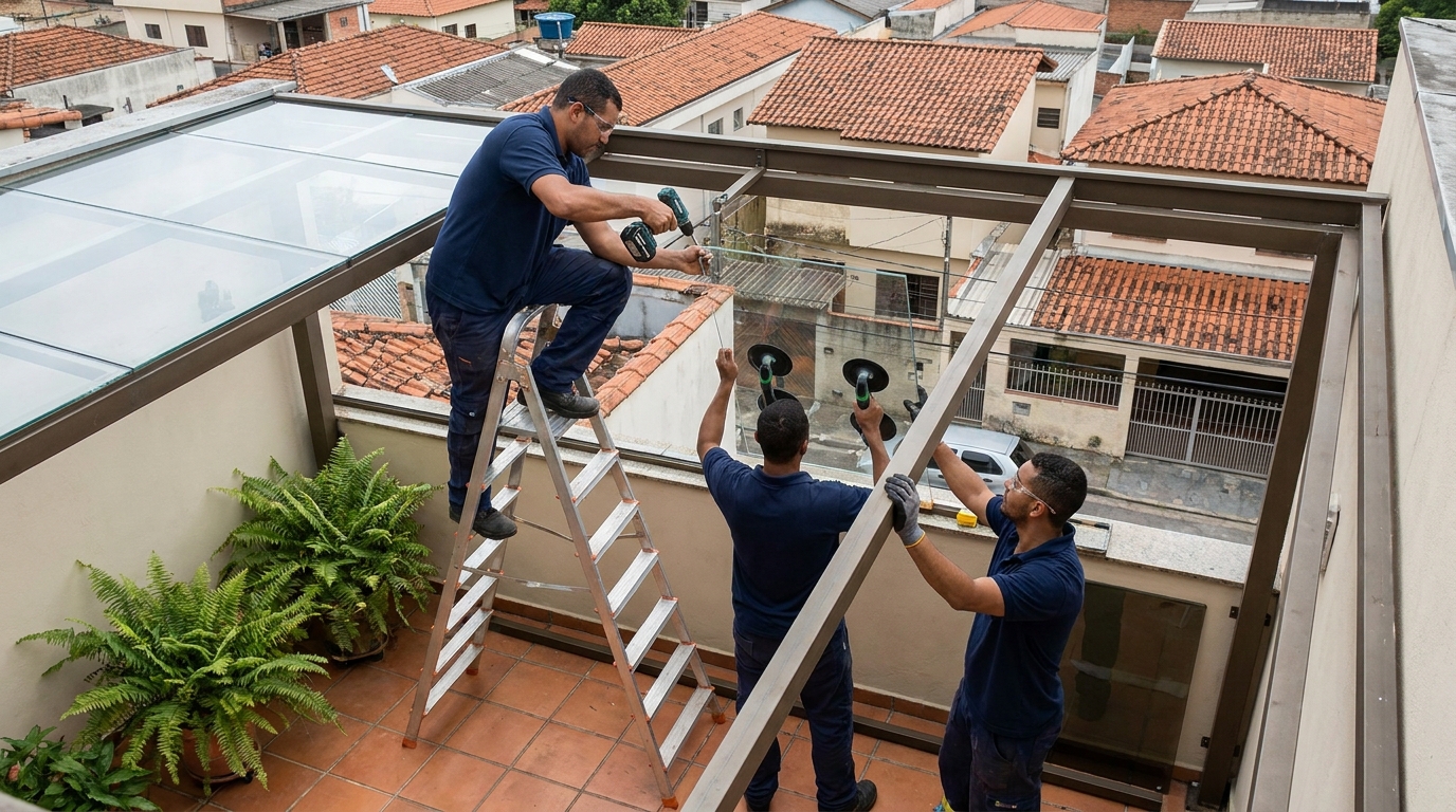 Cobertura de Vidro em Aracaju‑SE